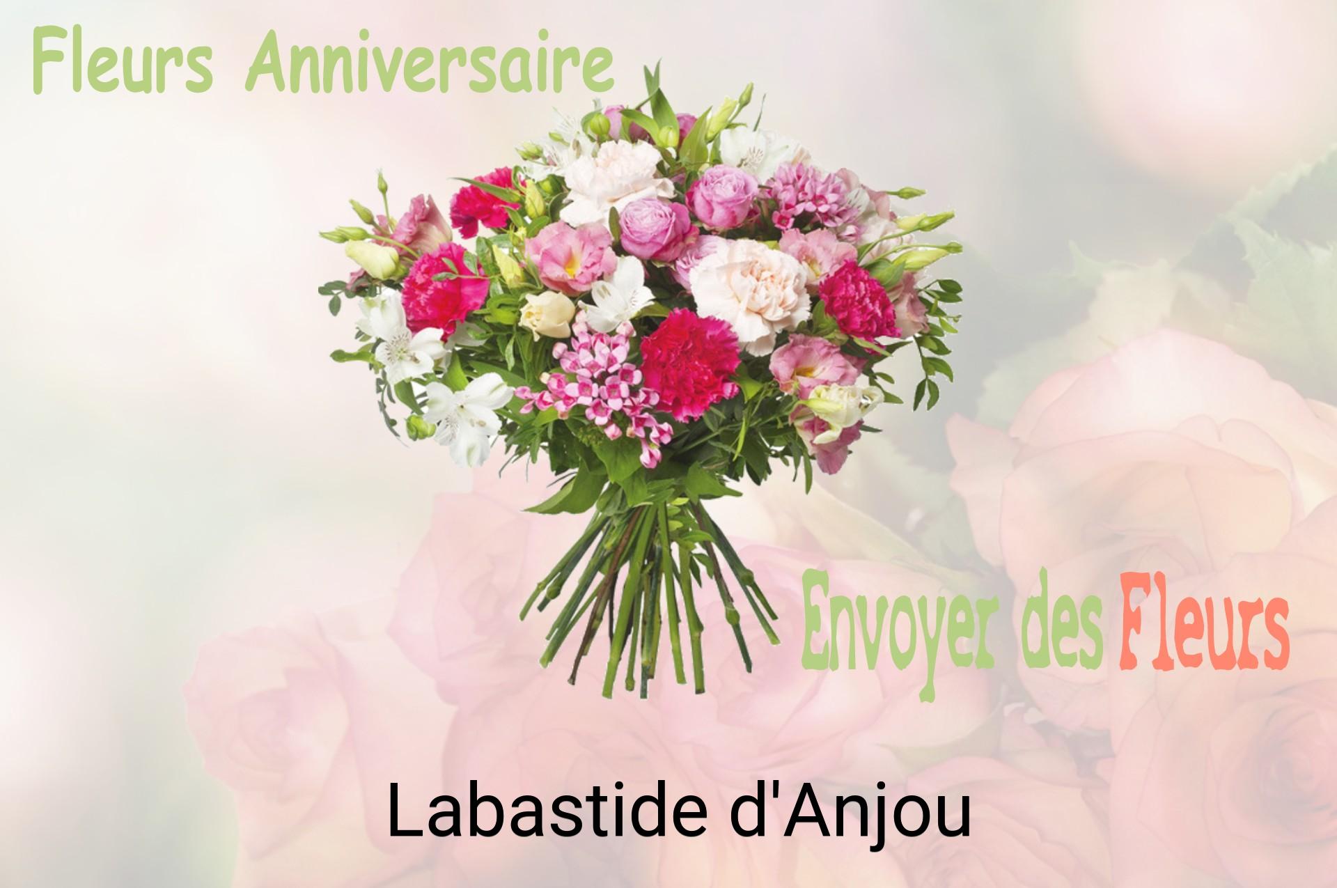 Bouquet de fleurs d’anniversaire livré à Labastide-d'Anjou