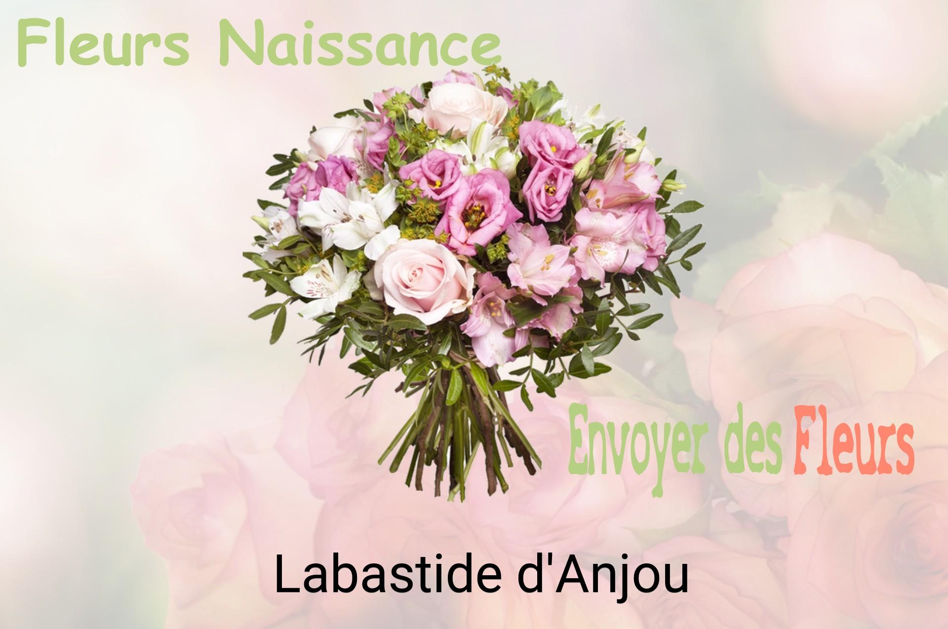 Bouquet de fleurs de naissance livré à Labastide-d'Anjou