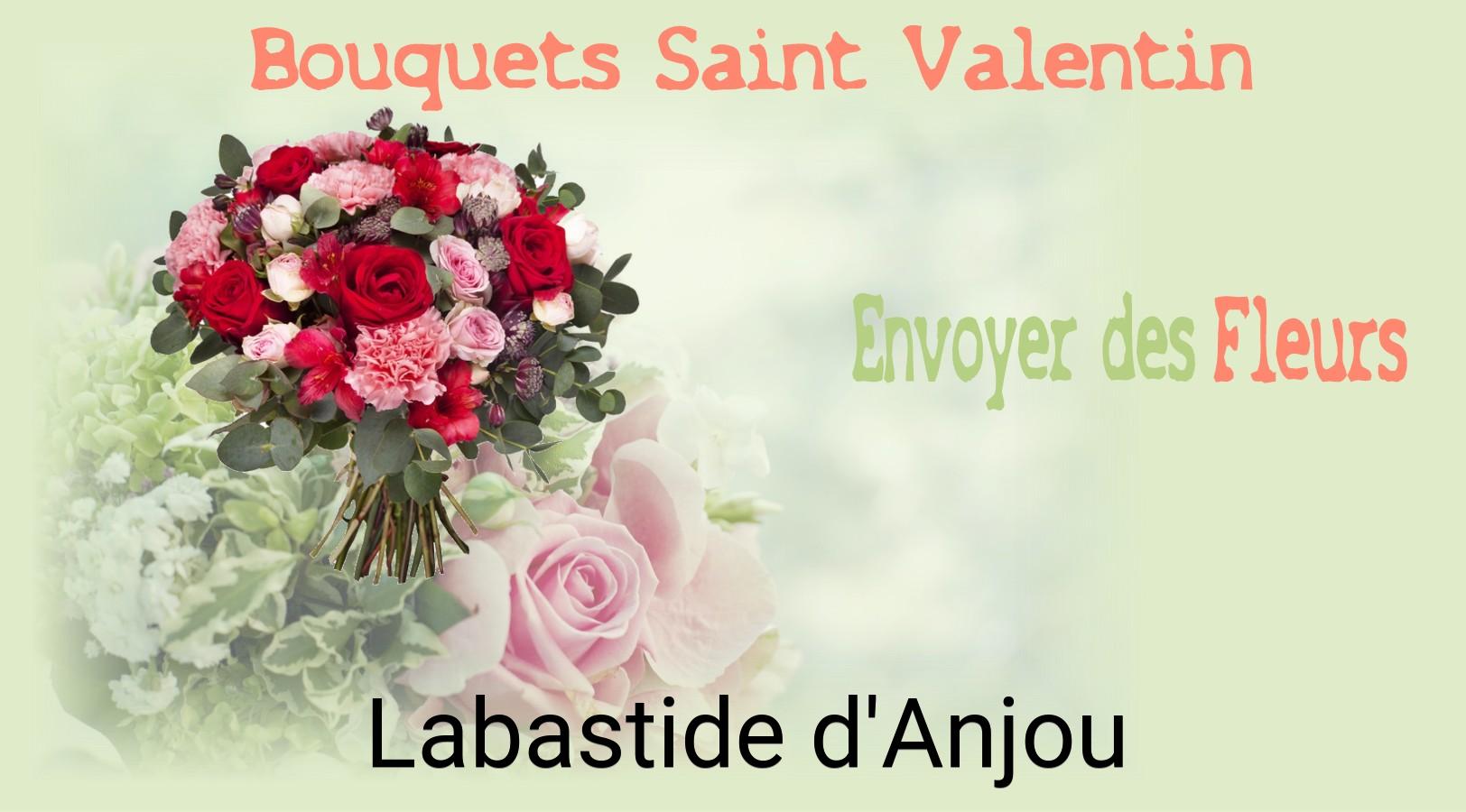 Roses de Saint-Valentin livrées à Labastide-d'Anjou